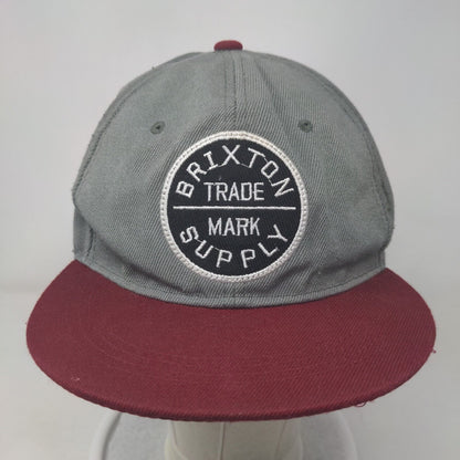Brixton Supply Trademark Snapback Hat Multi One Size Embroidered Colorblock