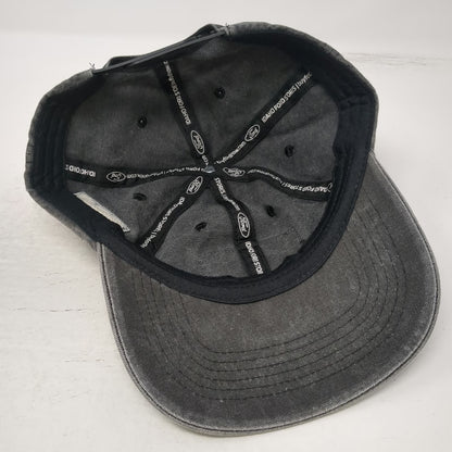 Ford Snapback Hat Gray One Size American Flag Built Tough Patch Washed Cotton