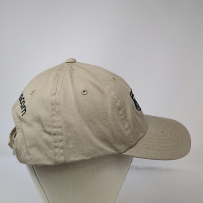 O'Reilly Auto Parts Baseball Cap Beige One Size Strapback Embroidered Logo Hat