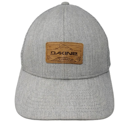 Dakine Trucker Hat Gray OSFM Mesh Back Snapback Curved Bill Mountain Wave hat