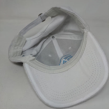Letter A Slideback Hat White One Size Embroidered Oh Whale 6 Panel