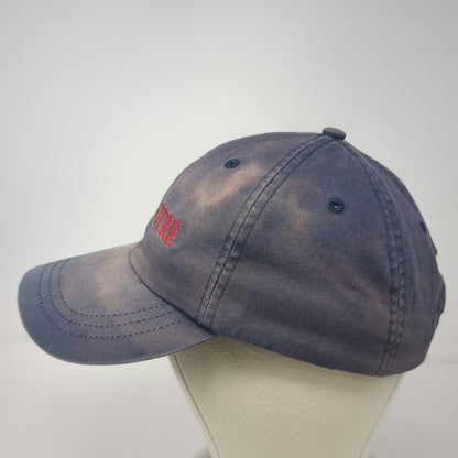 Adams Baseball Cap Blue One Size Bonaventure Red Embroidery Slideback Hat