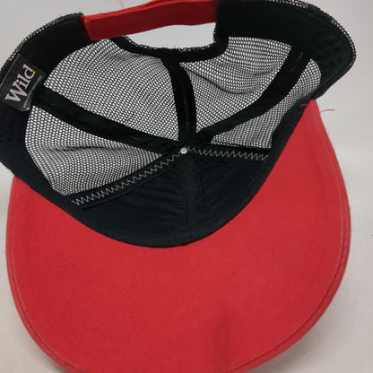 Snap-on Rock N' Roll Cab Express Hat Red Baseball Cap One Size Mesh Stitching