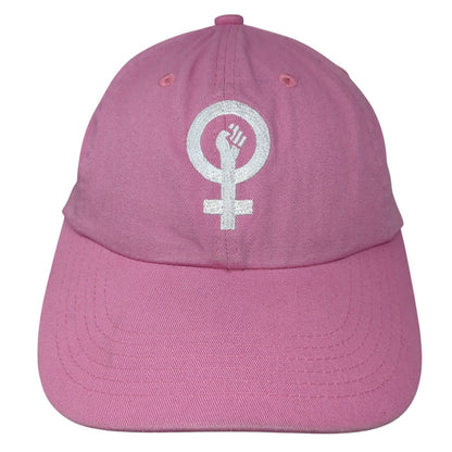Port Authority Slideback Hat Pink One Size Adjustable Embroidered Logo