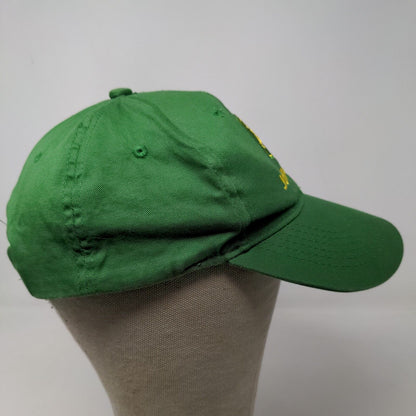 John Deere Men's Snapback Hat Green OSFA Embroidered Retro Logo 100% Cotton