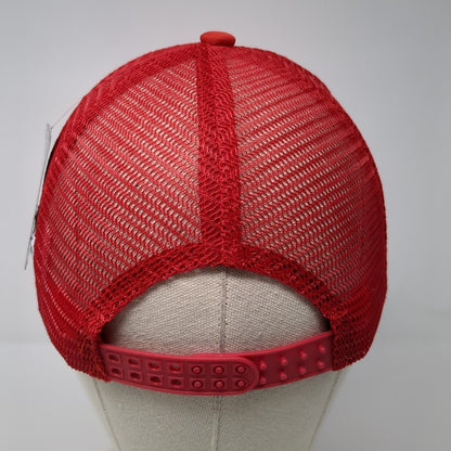 Mazatlan Just Add Water Snapback Trucker Hat Red OS 57cm Mesh Back Kndit Caps