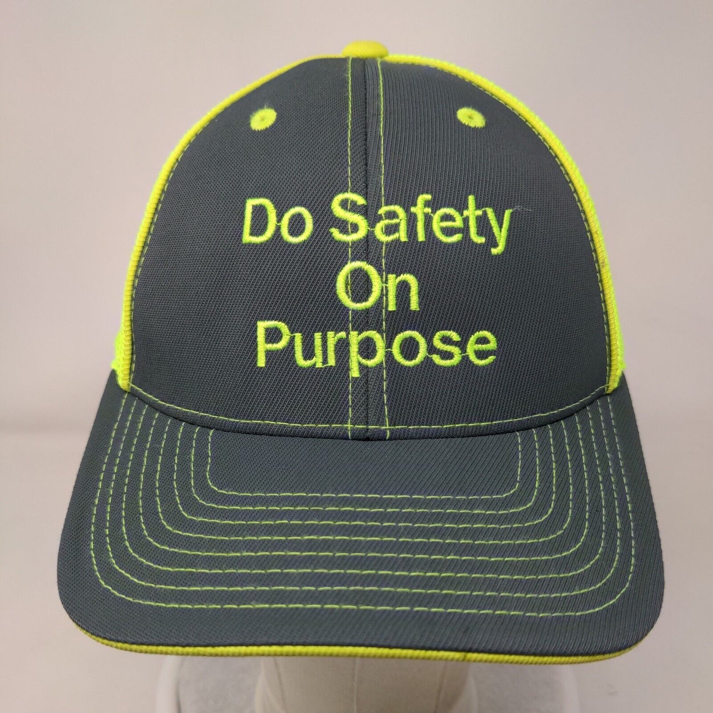 Do Safety On Purpose Fitted Trucker Hat Multicolor S/M Pro Model Pacific