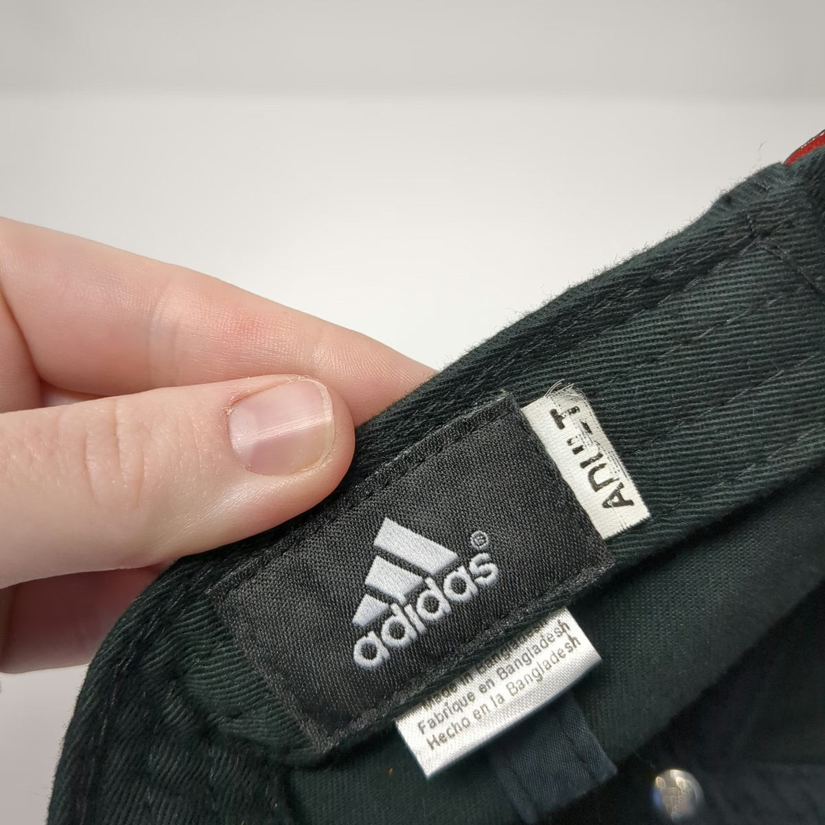 Adidas NBA Portland Trail Blazers Cap Black One Size Slideback Embroidered