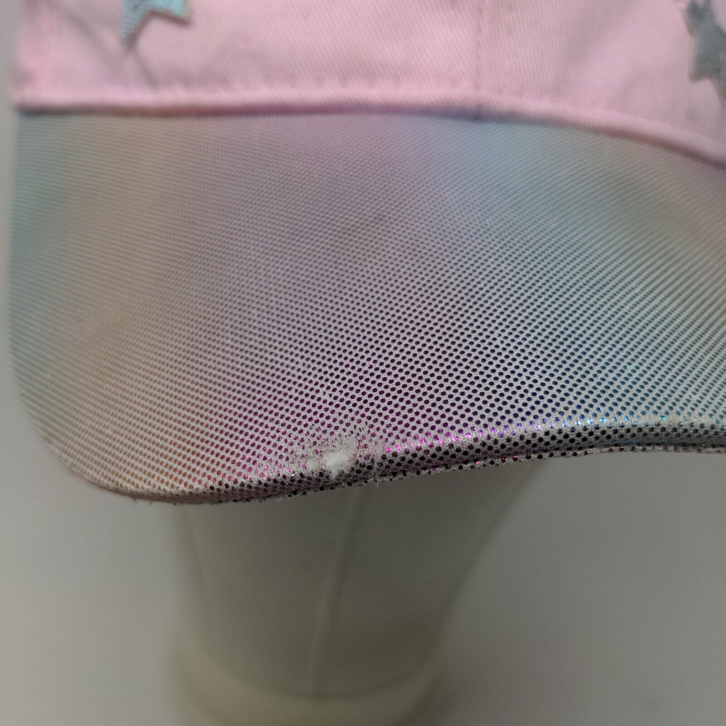 Wonder Nation Girl's Strapback Hat Pink Size OS Unicorn Horn Ears Logo