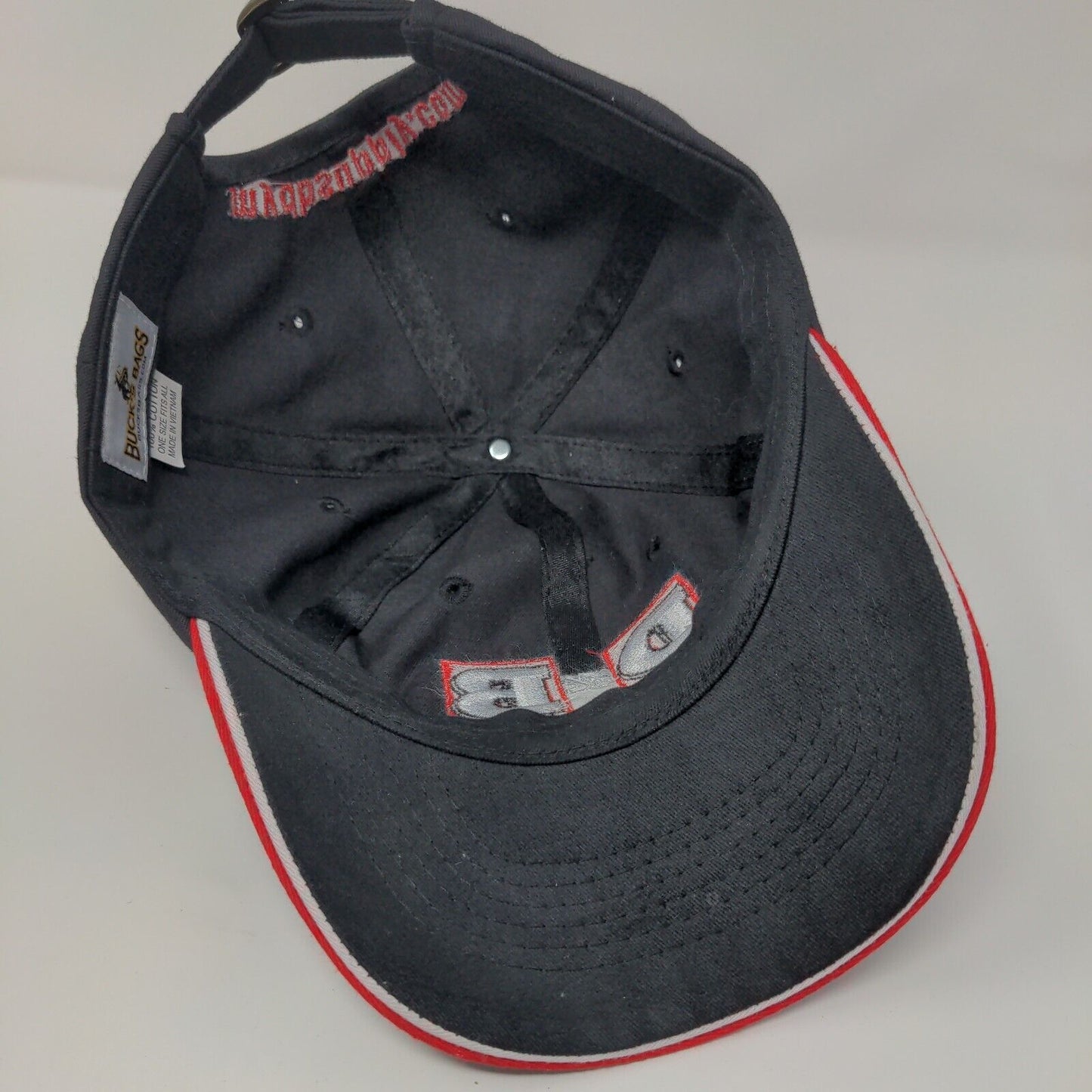D&B Supply Slideback Hat Black OSFA Embroidered 6 Panel Buck's Bags