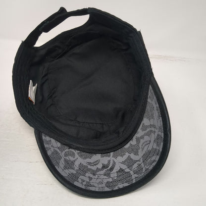 Hard Rock Couture Army Cap Black One Size Strapback Crown Studs San Diego Hat