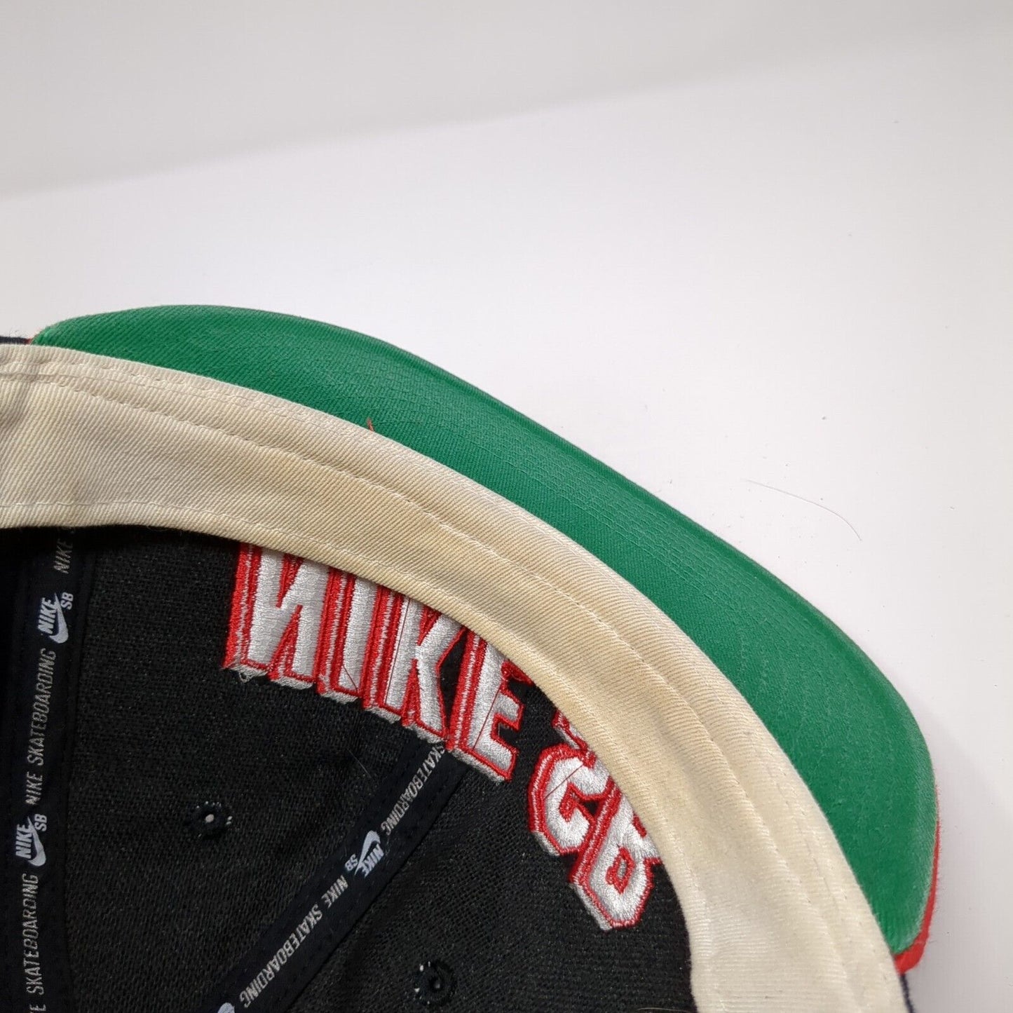 Nike S1ze SB Skateboard Snapback Hat Multioclor OSFA Embroidered Logo