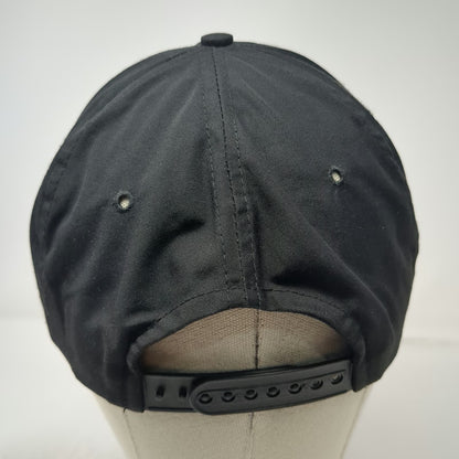 Cameo 5 Panel Hat Black One Size Rope Snapback Mining Industrial Sales Logo