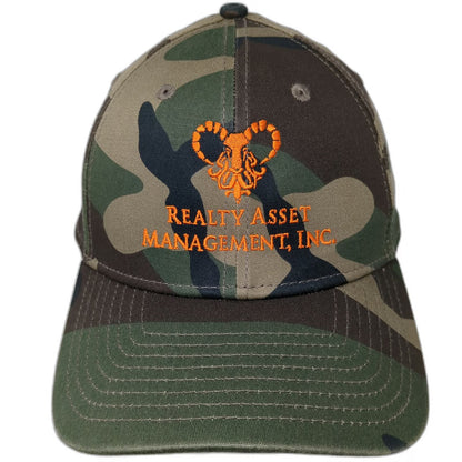New Era Baseball Cap Green L Realty Asset Management Inc 39THIRTY Stretch Hat