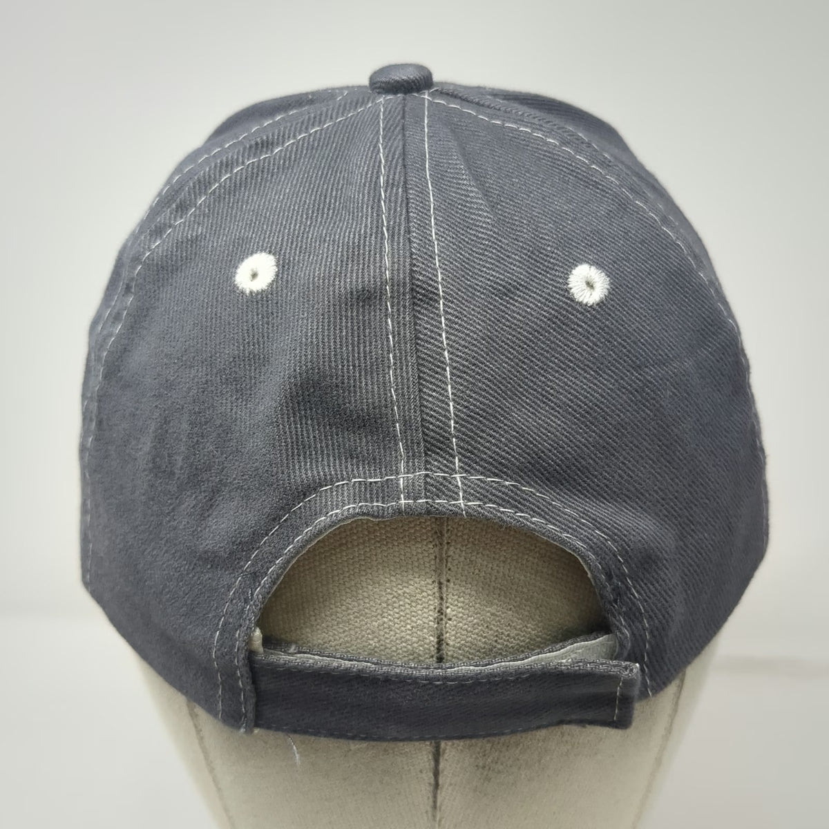 American Red Cross Baseball Cap Gray One Size Embroidered Logo Strapback Hat