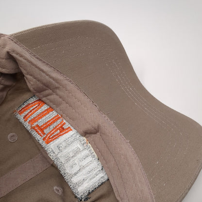 VitaFerm Strapback Hat Brown One Size Adjustable Cap America Outdoor