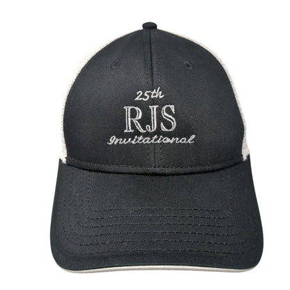 25th RJS Invitational Strapback Trucker Hat Black One Size Mesh Back