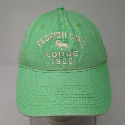 Redfish Lake Lodge 1929 Slideback Hat Green One Size Adjustable Gear For Sports