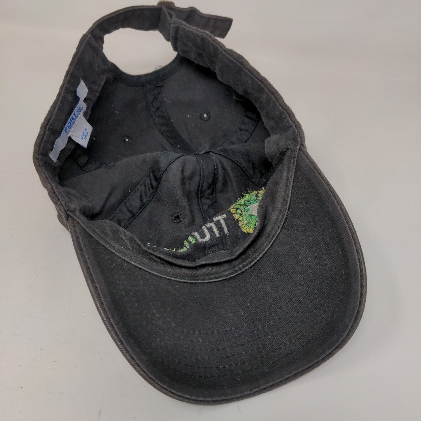 Trulieve Slideback Hat Black One Size Solid Embroidered Port & Company