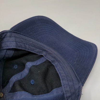 Imperial Slideback Hat Blue OSFM Adjustable Solid 6 Panel Blank