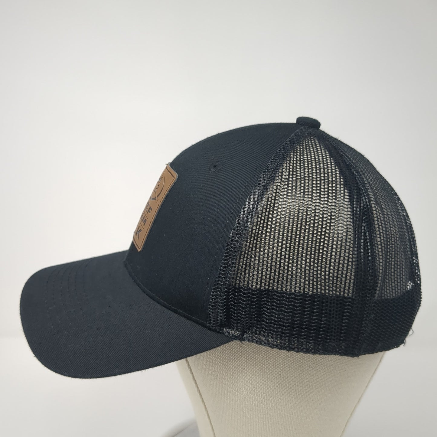 RMEF Team Elk Snapback Trucker Hat Black One Size Adjustable Mesh Back 6 Panel