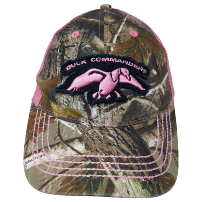 Duck Commander Strapback Mesh Back Trucker Hat Camo One Size Adjustable