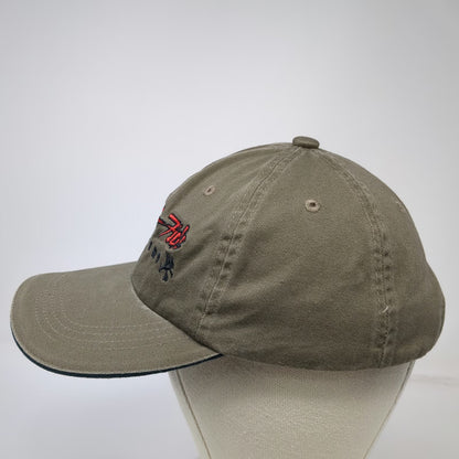 Port Authority Baseball Cap Brown Red One Size Bone-A-Fide Antlers Strapback Hat
