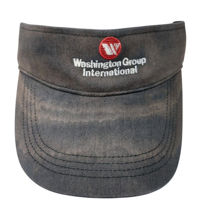 Washington Group International Strapback Sun Visor Hat Blue One Size