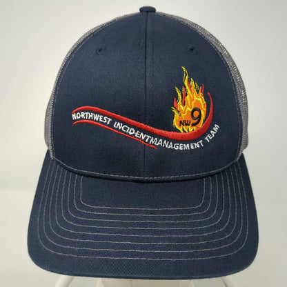 Richardson Trucker Hat Blue One Size Northwest Incident Management Team NW 9