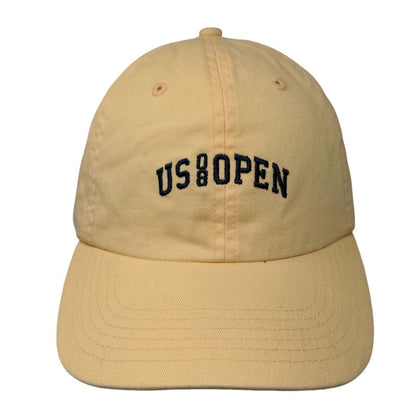 US Open Mass Mutual Slideback Hat Yellowish-Tan OSFA Adjustable Embroidered