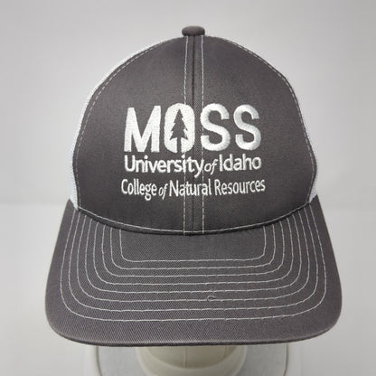 Moss University of Idaho College of Natural Resources Trucker Hat Gray OS Mesh