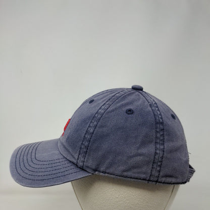 Adidas Slideback Hat Blue One Size Adjustable Embroidered Aeroready 6 Panel