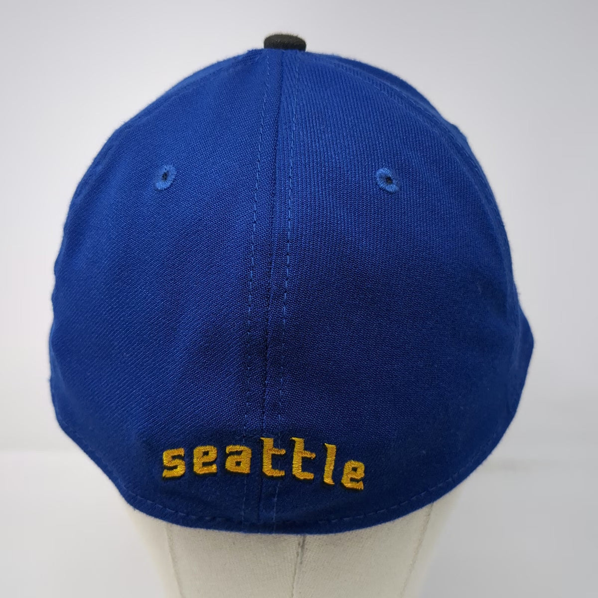 Seattle Mariners MLB New Era XL Blue Baseball Cap 39THIRTY Trident Stretch Fit