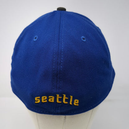 Seattle Mariners MLB New Era XL Blue Baseball Cap 39THIRTY Trident Stretch Fit