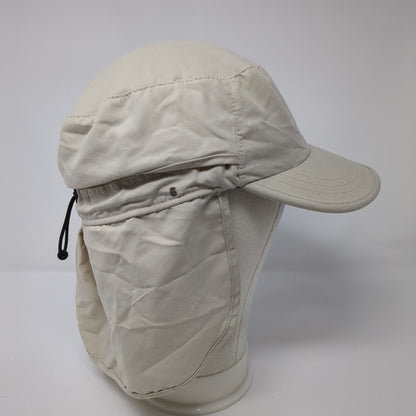 Unbranded Trapper Hat Tan OS Adjustable Drawstring Ear Flaps Blank Polyester