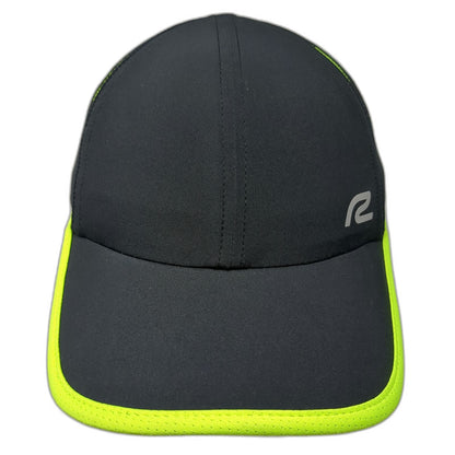 Road Runner Sports Baseball Cap Black One Size Mesh Running Performance Hat