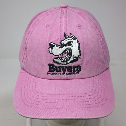 Buyers Products Company Baseball Cap Pink One Size Slideback Mascot Logo Hat