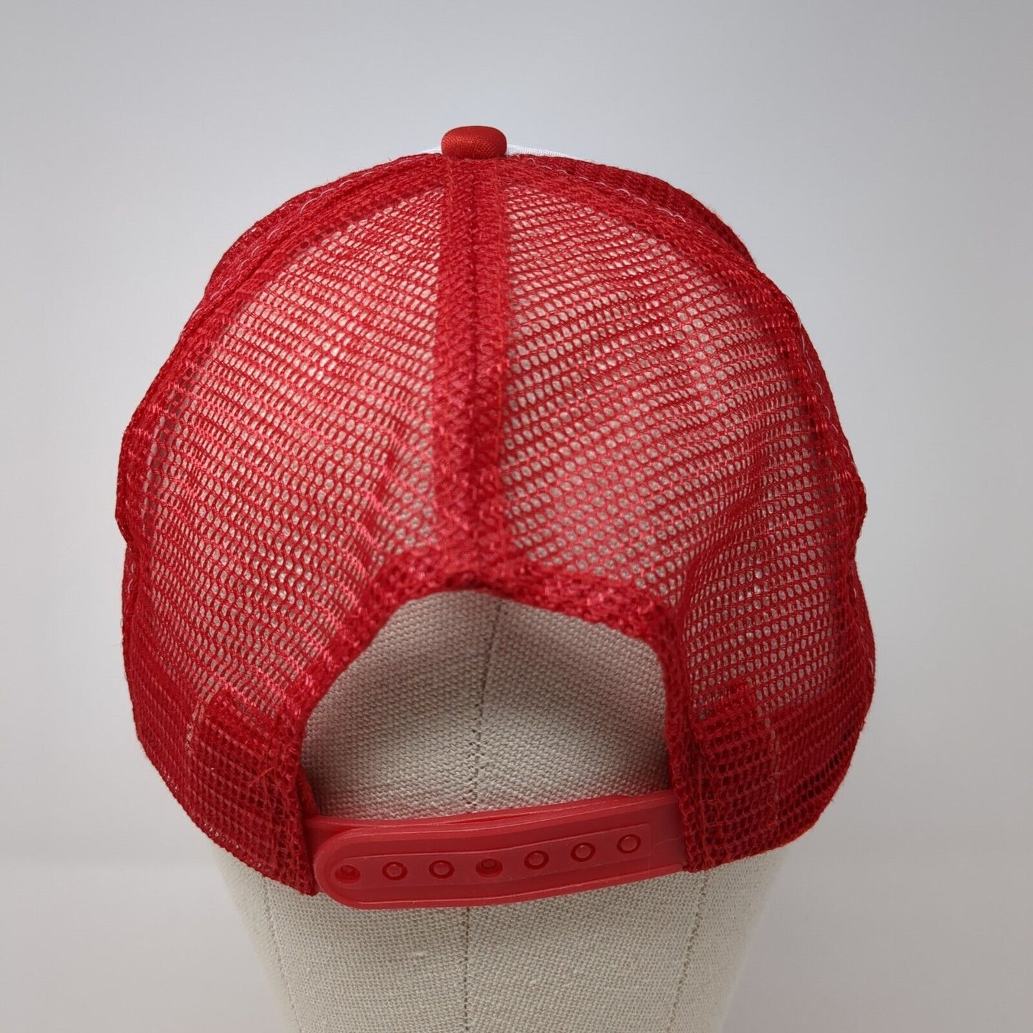 Budweiser Beer Snapback Rope Trucker Hat Red One Size Mesh Back