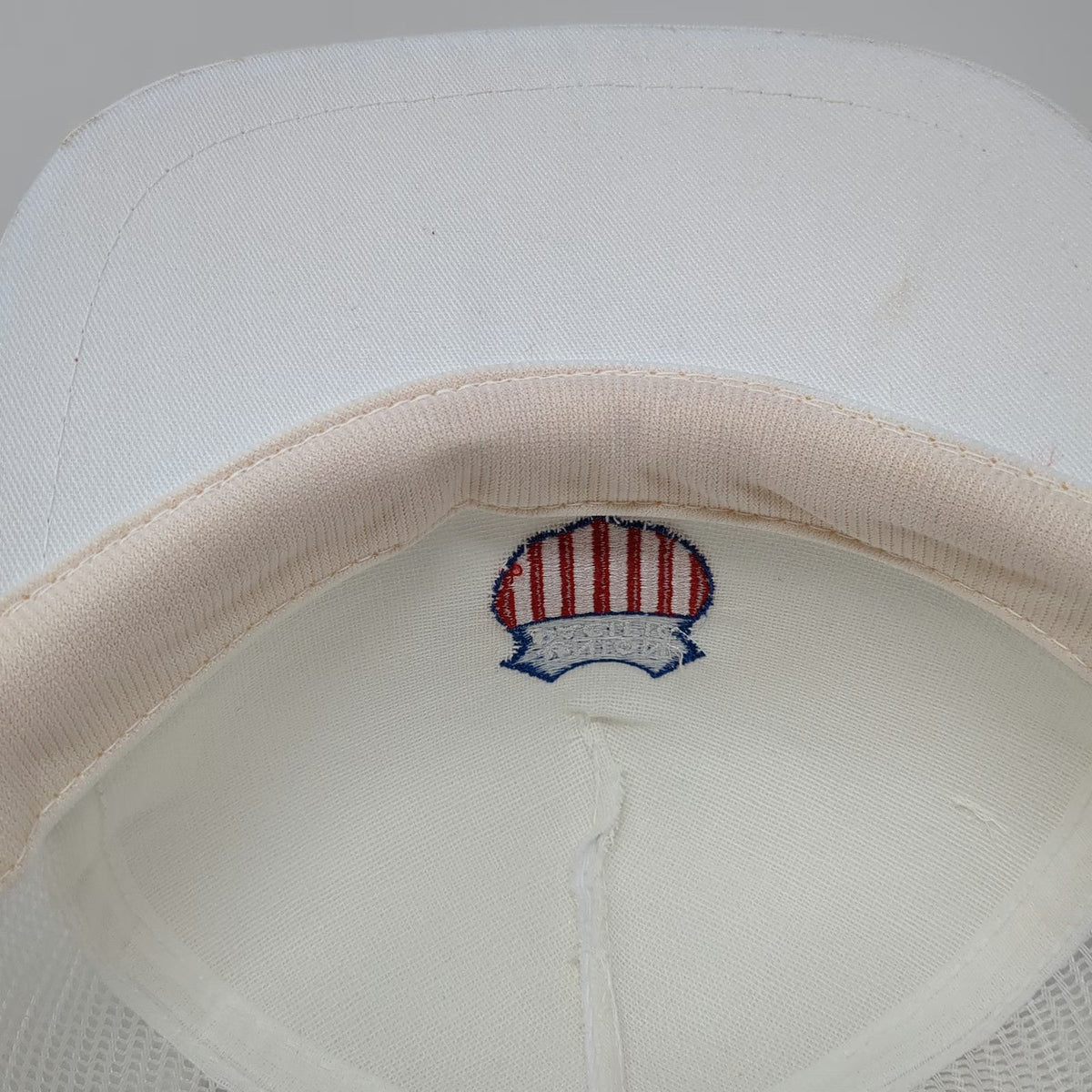 5 Panel White One Size Union Pacific Railroad Shield Logo Mesh Snapback Rope Hat