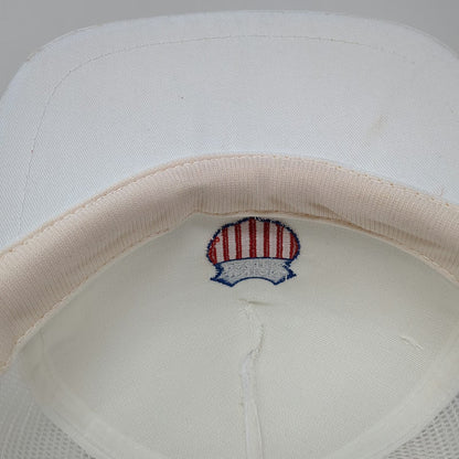 5 Panel White One Size Union Pacific Railroad Shield Logo Mesh Snapback Rope Hat