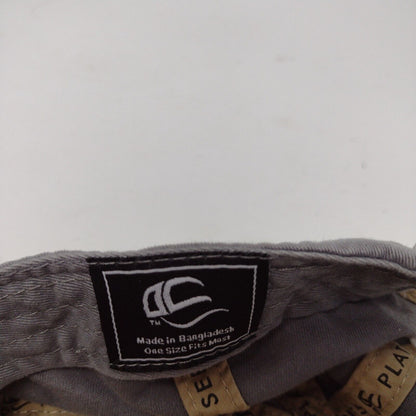 Boise Juice Co Slideback Hat Gray OSFM Embroidered Leather Strap