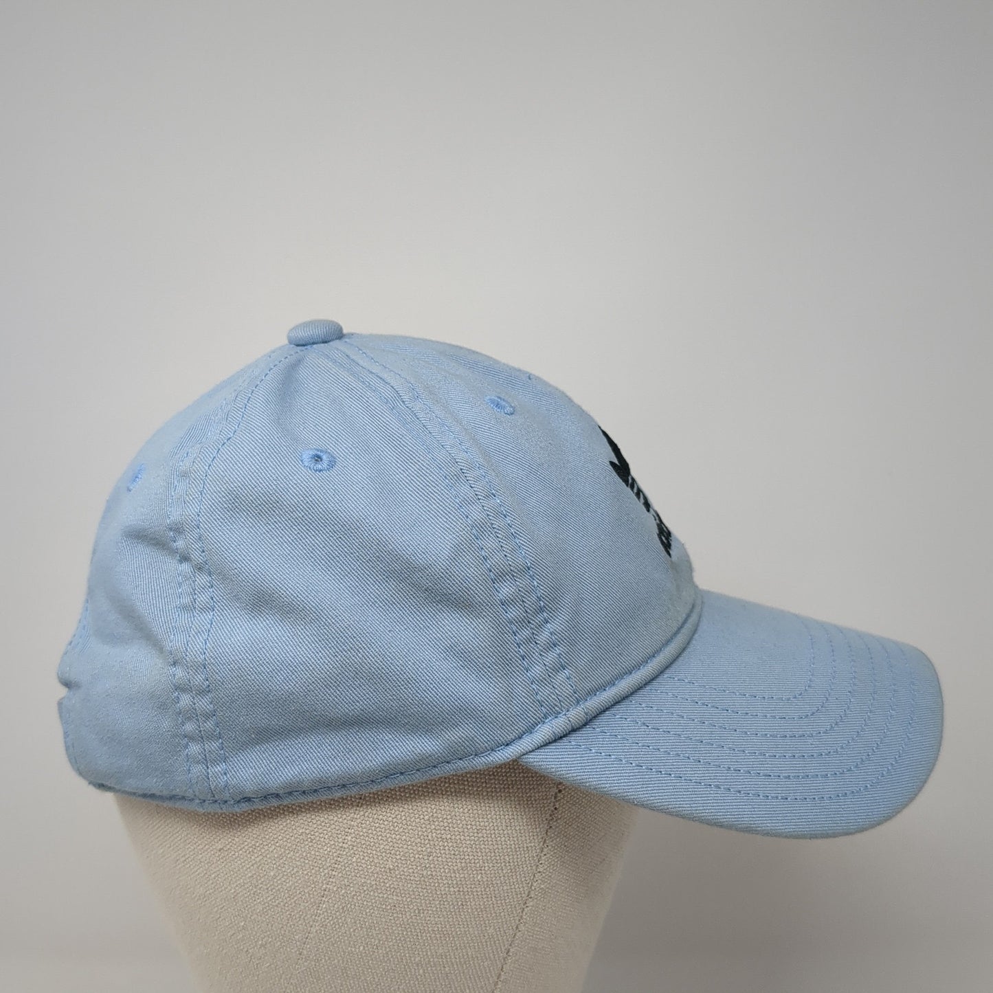Adidas Trefoil Slideback Hat Blue One Size Embroidered Logo 6 Panel