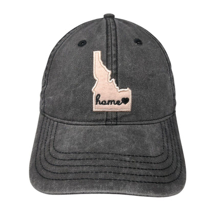 Home Idaho Slideback Hat Gray One Size Adjustable Embroidered 6 Panel Home Free