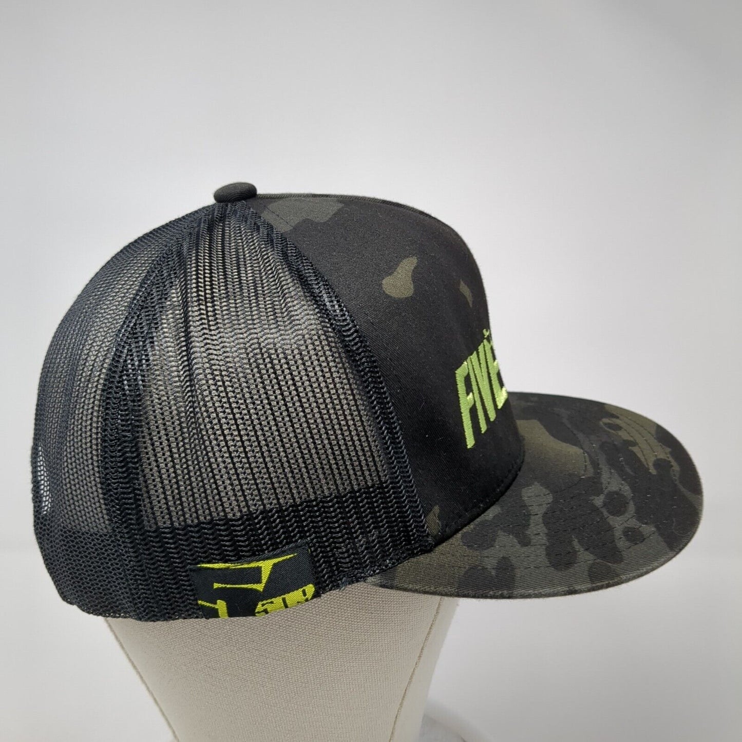 Five O Nine Snapback Mesh Back Trucker Hat Camo One Size Adjustable