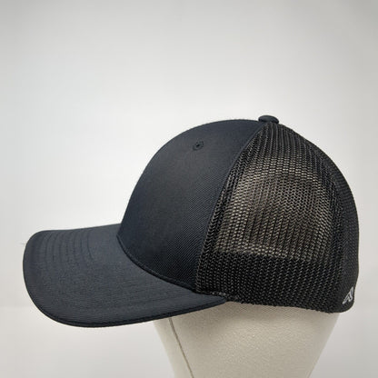 Zack Telford 17 Fitted Trucker Hat Black 6 7/8-7 3/8 Flexfit Embroidered Mesh