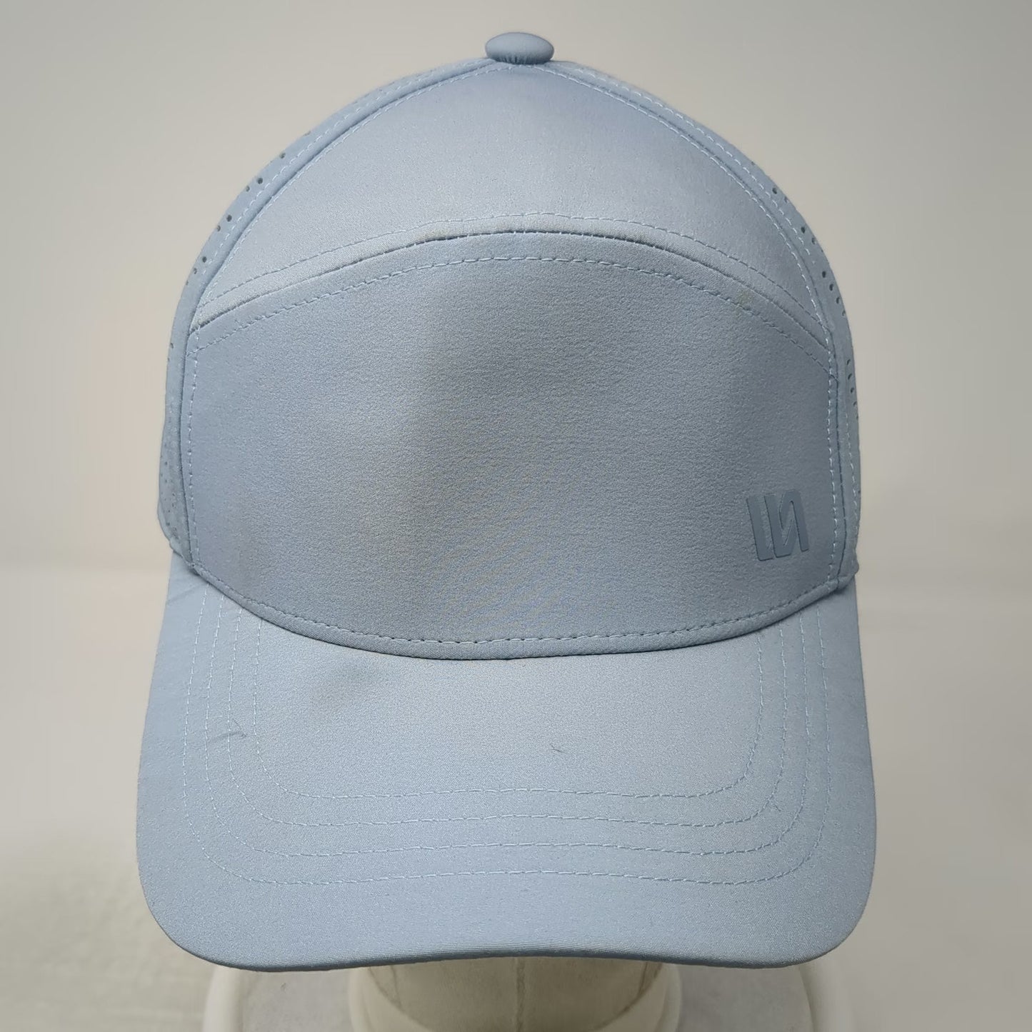 Vuori Baseball Cap Blue One Size Perforated Performance Mesh Nylon Strapback hat
