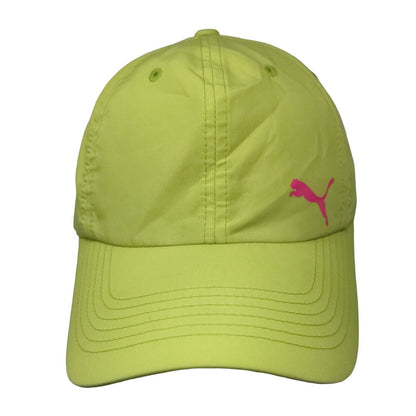 Puma Men's Slideback Hat Green Size OS Graphic Logo 100% Polyester