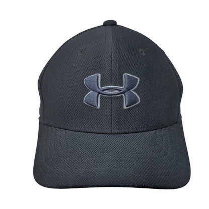 Under Armour Fitted Hat Black Youth XS/S Classic Fit Embroidered 6 Panel