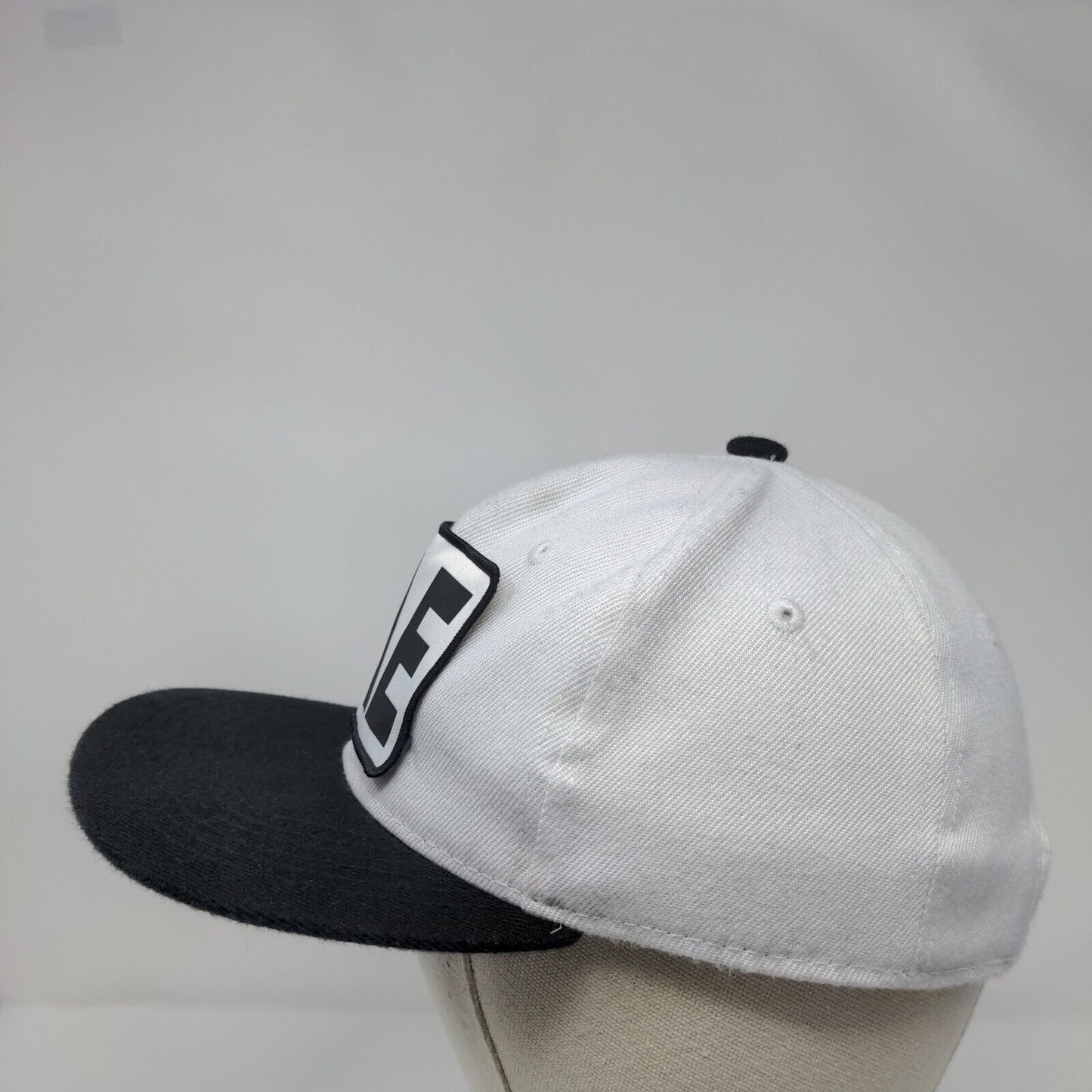 BAE Patch Snapback Hat White One Size Adjustable Colorblock 6 Panel