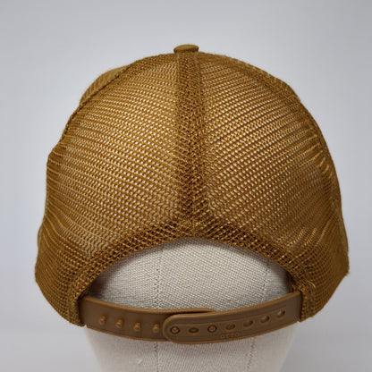 PS Producers Supply Co-Op Snapback Trucker Hat Brown OS Adjustable Rope Otto